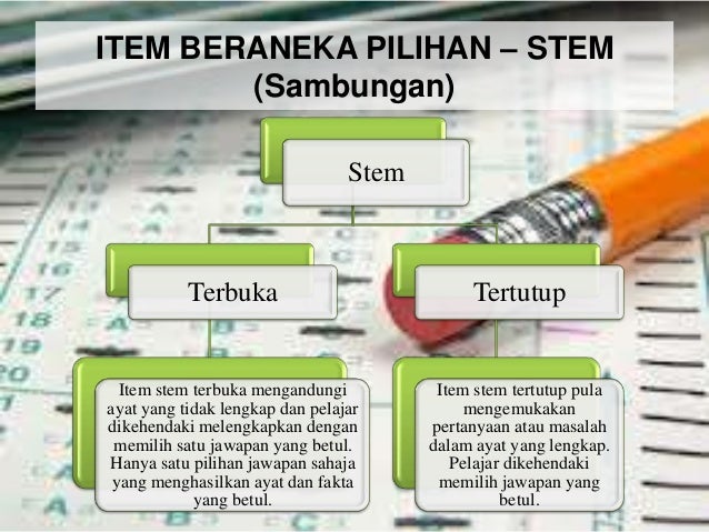 Ciri Kebaikan Jawapan Pilihan Dalam Item Beraneka Pilihan  malakwos