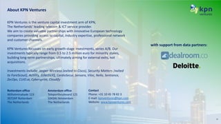 KPN Ventures research series: cyber security investment landscape | PDF