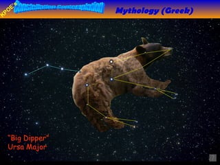 Delay “ Big Dipper” Ursa Major Mythology (Greek) 