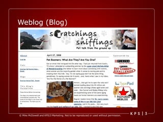 Weblog (Blog) 
