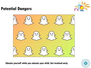 Potential Dangers
Educate yourself while you educate your child. Get involved early
 