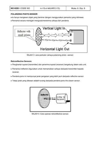 Sensor Pengesan Kertas Penerangan (sensor) | DOCX