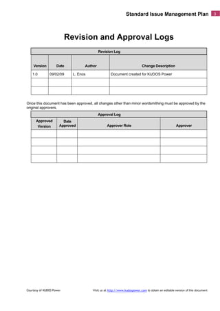 Issue Plan Issue Management Plan | PDF