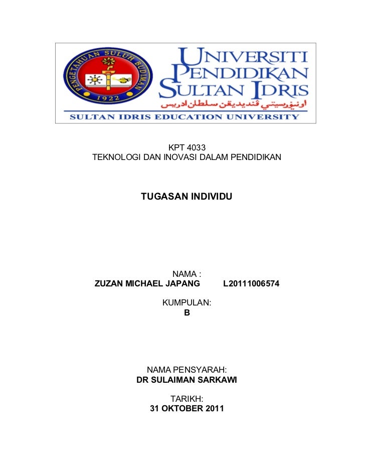 KPT 4033- Inovasi tentang penggunaan teknologi maklumat ...