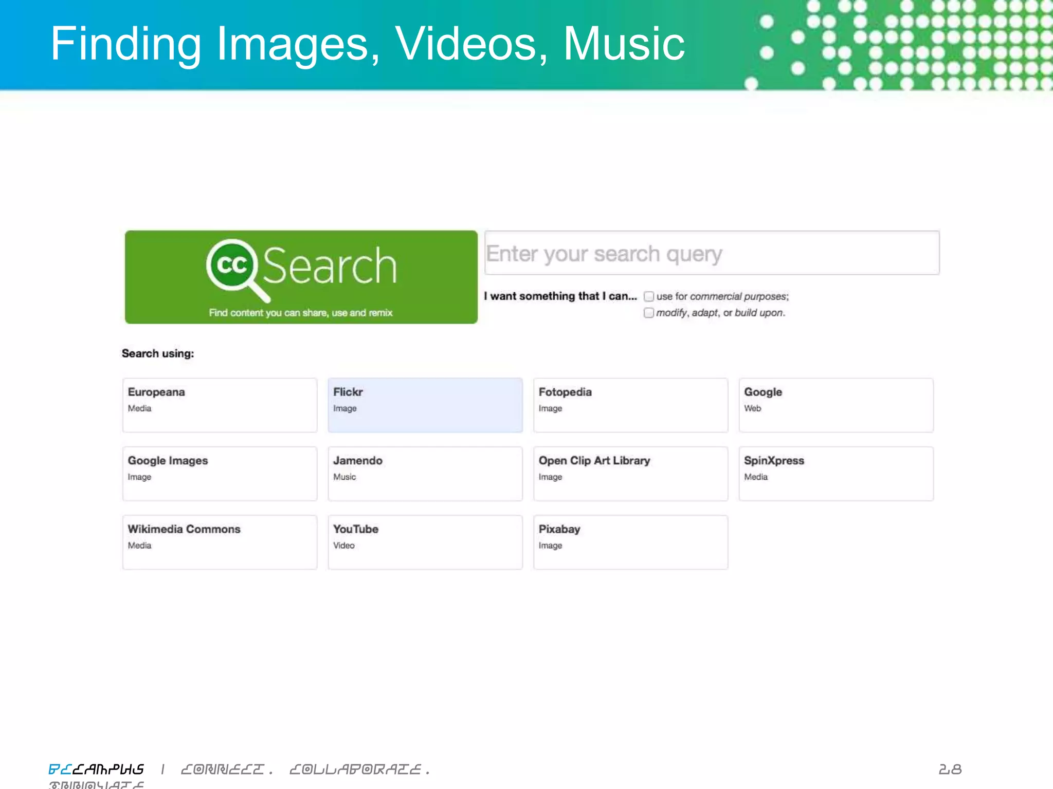 OER Commons

OER Commons (advanced search)
Entrepreneurial




BCcampus | connect. collaborate. innovate.   27
 