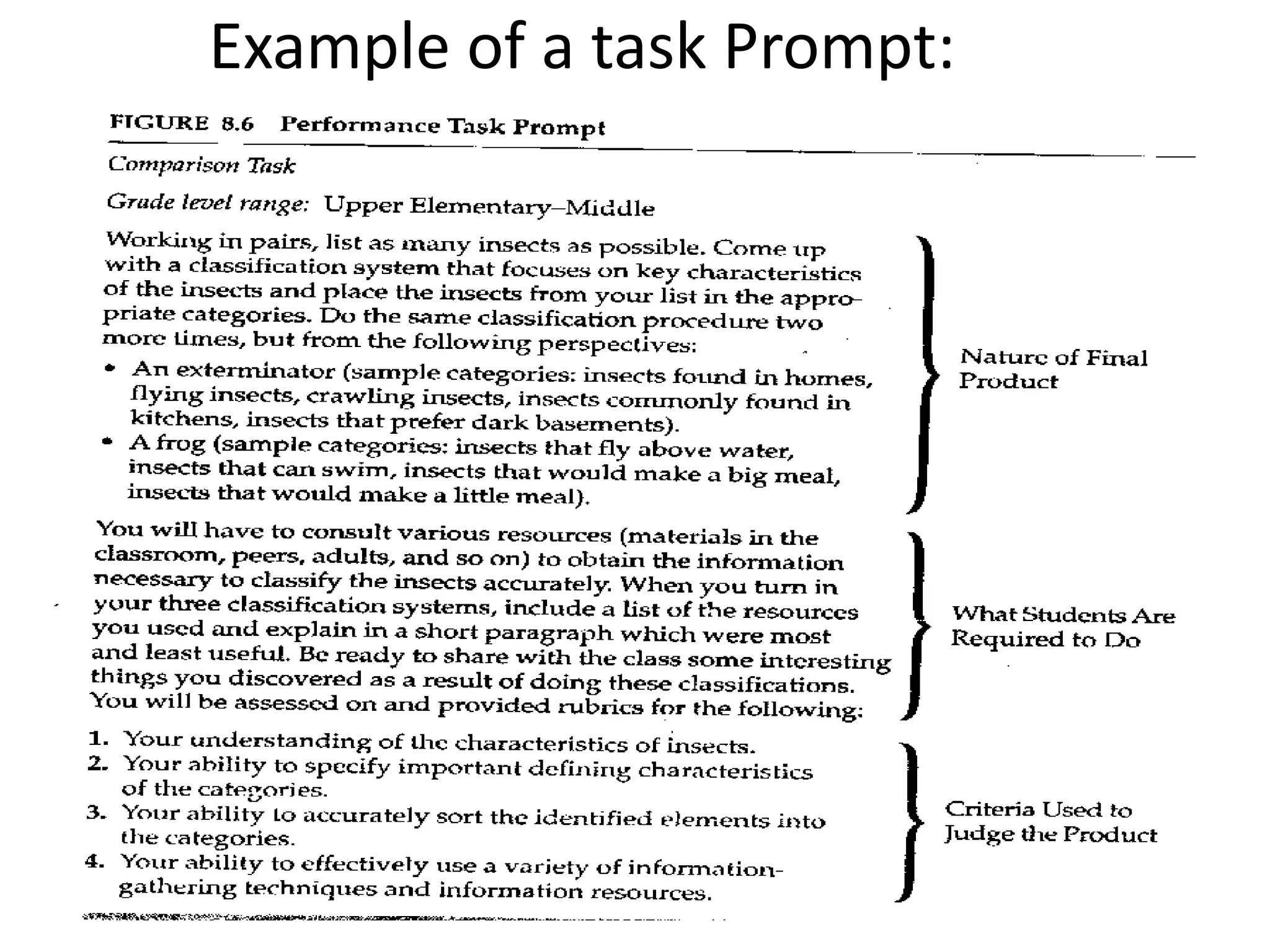 Example of a task Prompt:
 