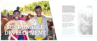 Kingdom Partners has always had a
long-term goal for sharing hope. When it
comes to making a permanent difference,
you know temporary charity just won’t
do. Instead, you are investing in gifts
that bring dignity, life, and the ability to
look toward the future with confidence.
This year, you provided sheep for
families struggling to survive on meager
incomes . . . chickens for single mothers
barely able to put food on the table . . .
mosquito nets for children vulnerable
to malaria . . . and school supplies for
children breaking away from abject
poverty through education.
Each of these gifts will yield future
benefits: better incomes, produce to sell
at local markets, strengthened learning
skills, protection from disease, and
healthier bodies.
Because malnutrition has weakened their
immune systems, the babies at the Destiny
Rescue Home in Uganda are particularly
vulnerable to mosquito-transmitted
malaria. But thanks to your gift of mosquito
nets, these children now have the best
form of protection we can offer.
Paul Szumiak
joins World Help
in Peru.
2014 Impact Report | 24
 