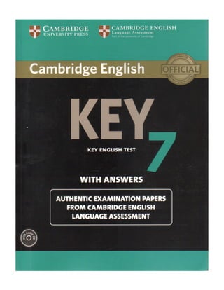 cambridge english key 7 test with answers 2014 -150p