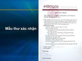 Mẫu thư xác nhận
 