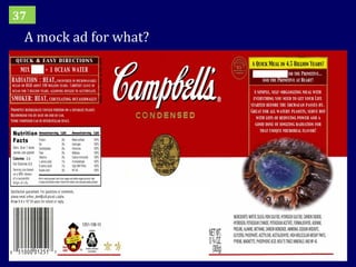 A mock ad for what? 37 