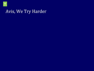 Avis, We Try Harder 7 
