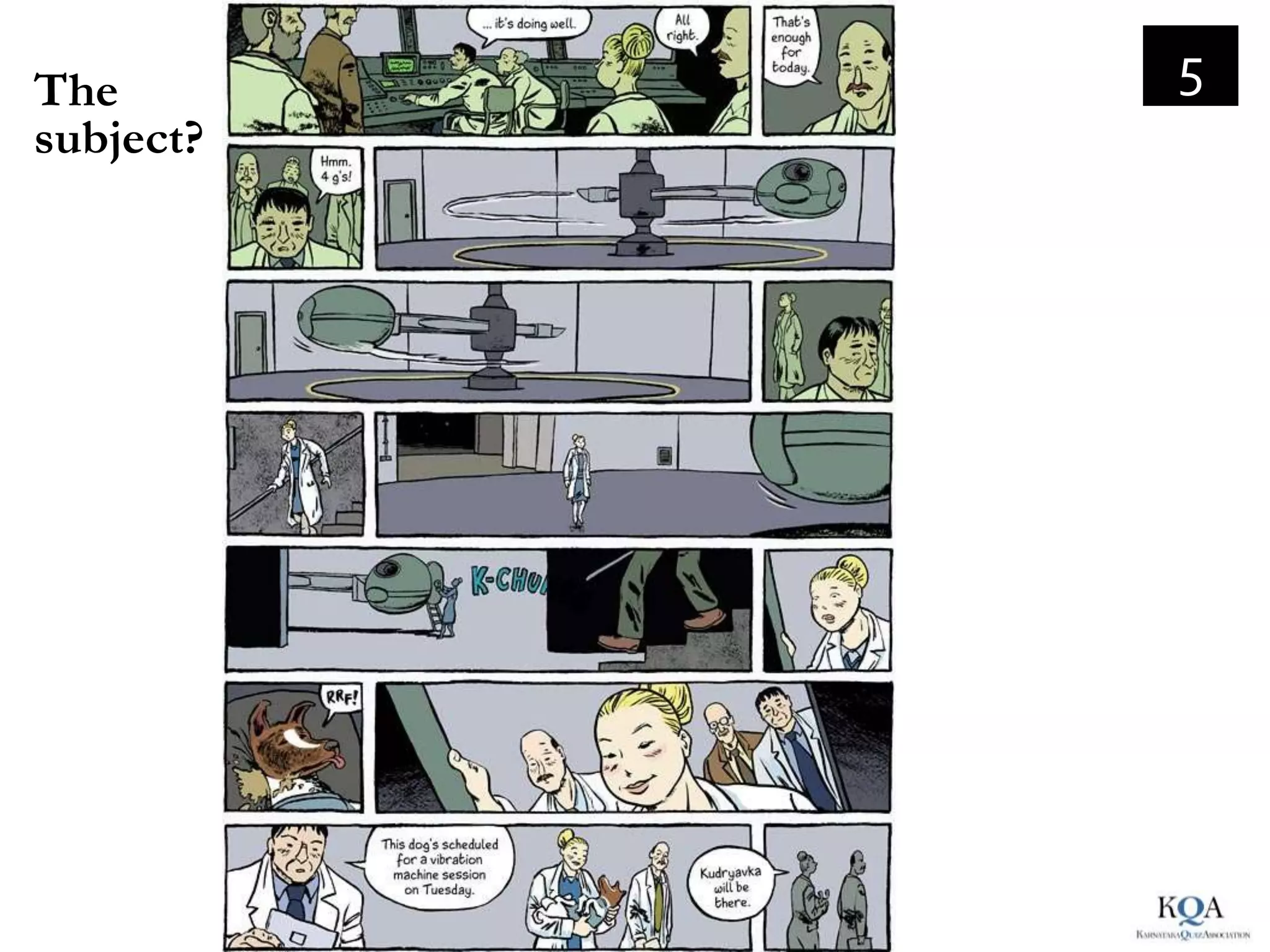 The        5
subject?
 