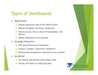 Types of Dashboards: Strategic, Operational & Analytical