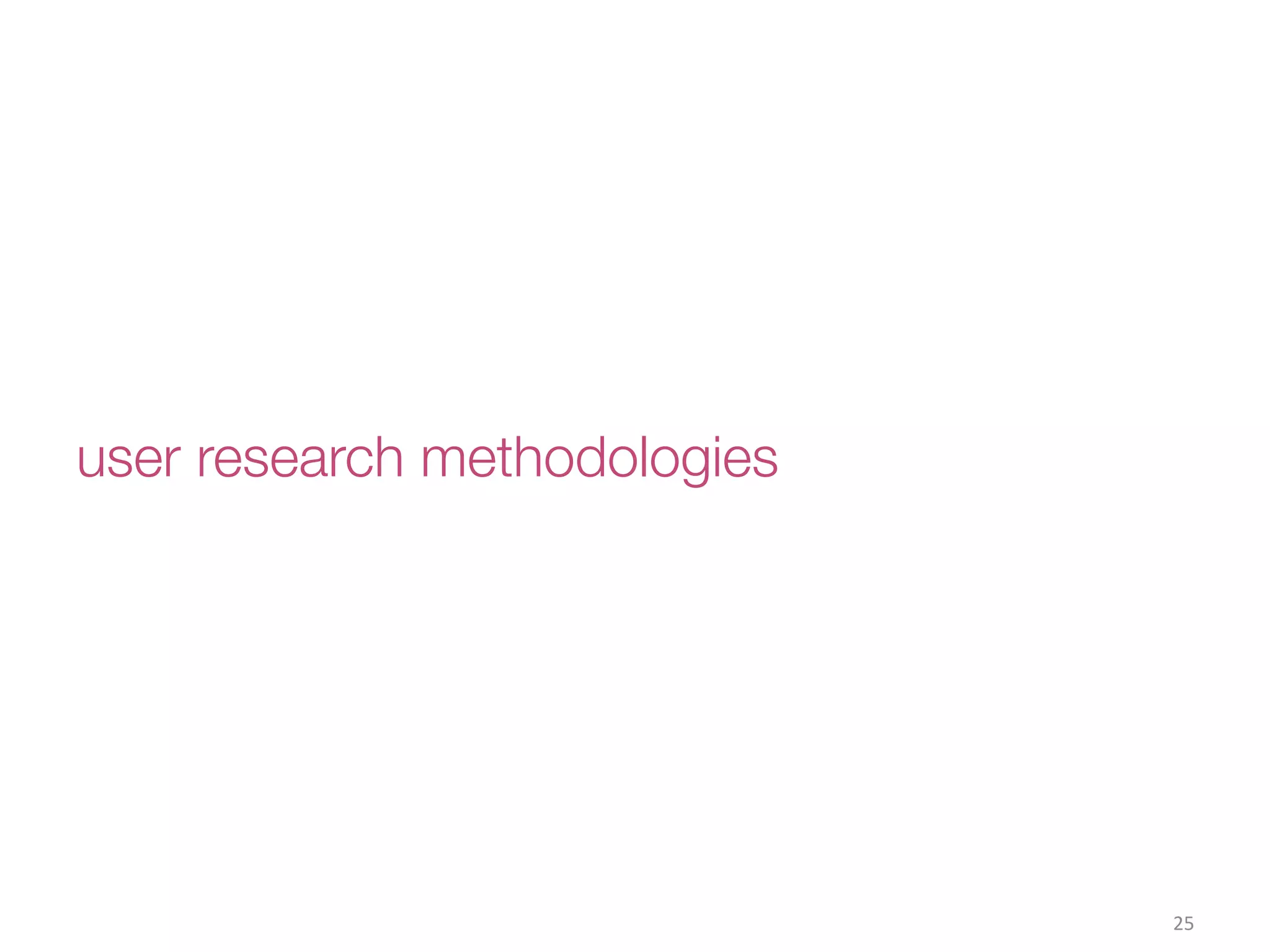 user research methodologies
25(
 