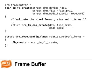 Kernel Recipes 2015: Anatomy of an atomic KMS driver | PDF