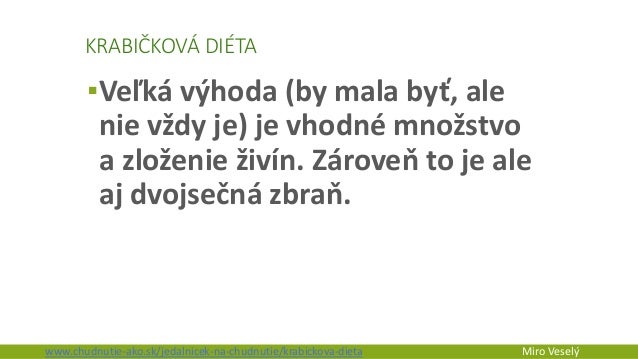 Krabickova Dieta