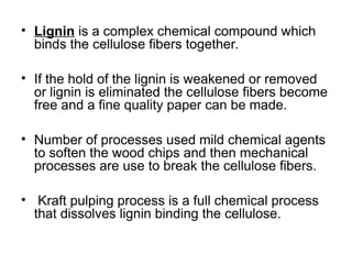 Kraft paper mills and its effects on env | PPT
