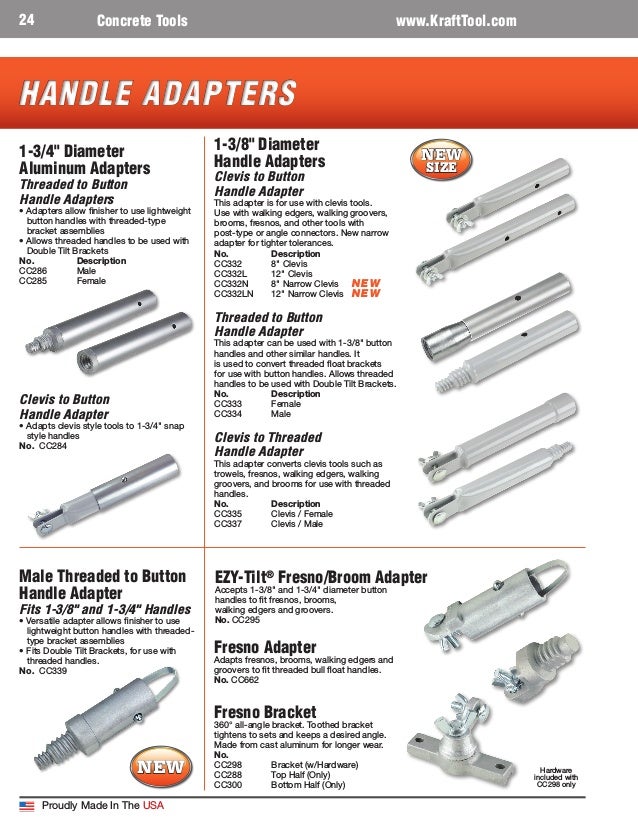Kraft Tool Big-D Bull Float 48/" x 12/" w// EZY-Tilt Bracket