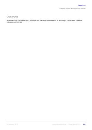 K raheja corp_in_india_company_profile