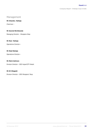 K raheja corp_in_india_company_profile