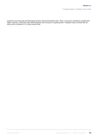 K raheja corp_in_india_company_profile