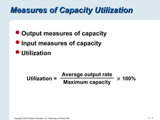 Comprehensive Capacity Planning Strategies in Operations Management | PPT