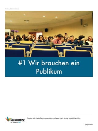 5 Wichtige Erkenntnisse für Information Professionals aus Krakau