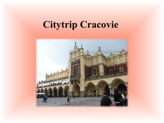 Citytrip Cracovie 