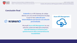 KrakenD y Microsoft Azure API Management (APIM), soluciones de API ...