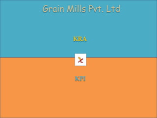 1
www.mcsca.com Saurabh.R.Jain
KRA
Grain Mills Pvt. Ltd
KPI
 