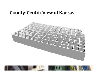 County Centric View of Kansas
County‐Centric View of Kansas
 