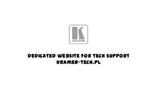 Dedicated website for tech support
kramer-tech.pl
 
