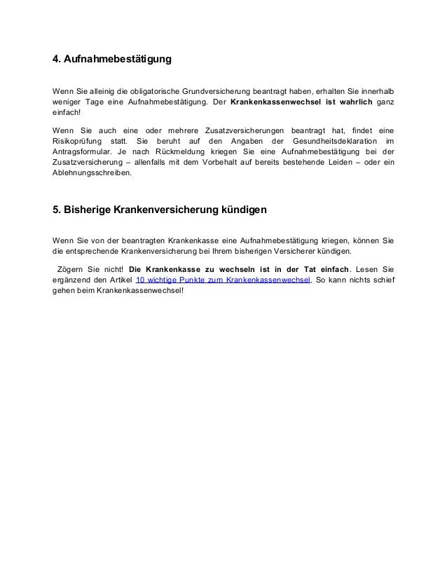 Krankenkasse Wechseln Versichert24 Ch Informiert