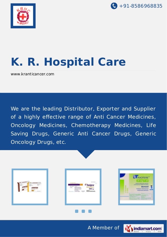 K R Hospital Care Ahmedabad Anti Cancer Products