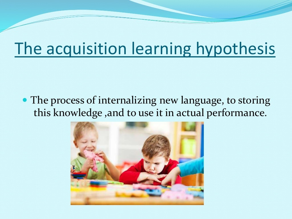 Krashen monitor model