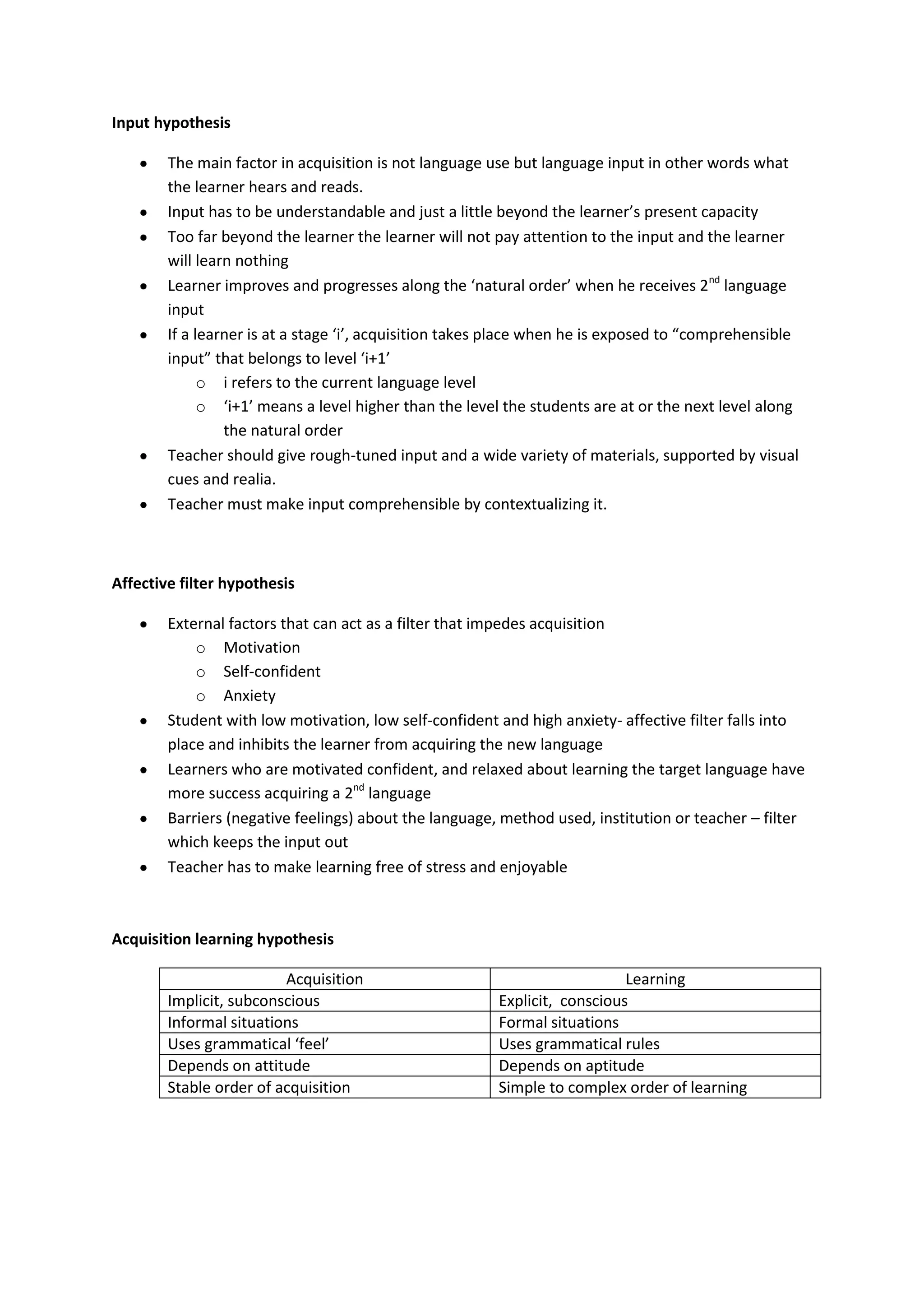 Krashen's hypothesis PDF