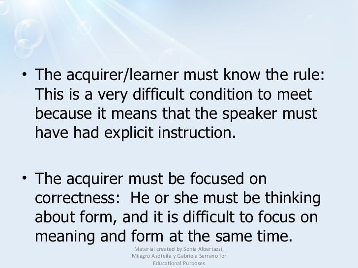 krashen s theory Krashen's five hypotheses the natural order hypothesis 'we acquire the rules of language in a predictable order'. krashen s theory Krashen's five hypotheses the natural order hypothesis 'we acquire the rules of language in a predictable order'.