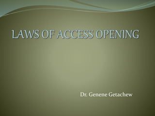 Dr. Genene Getachew
 
