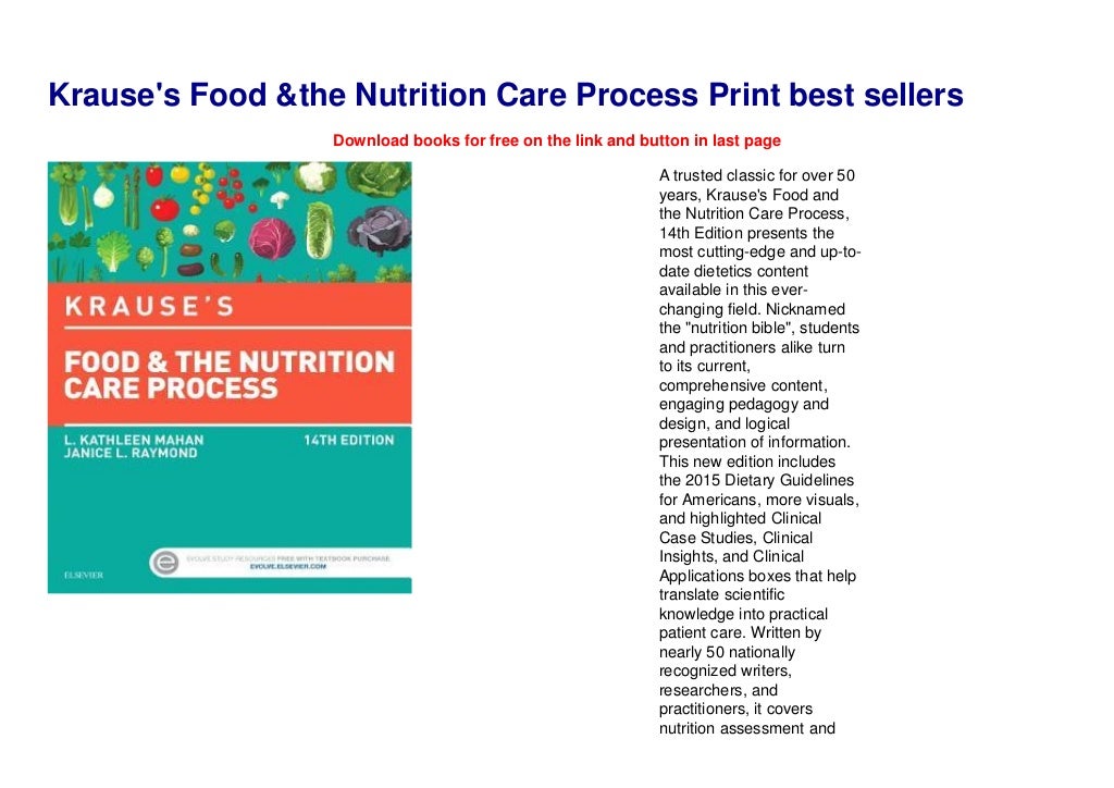 Krause's Food & the Nutrition Care Process Print best sellers