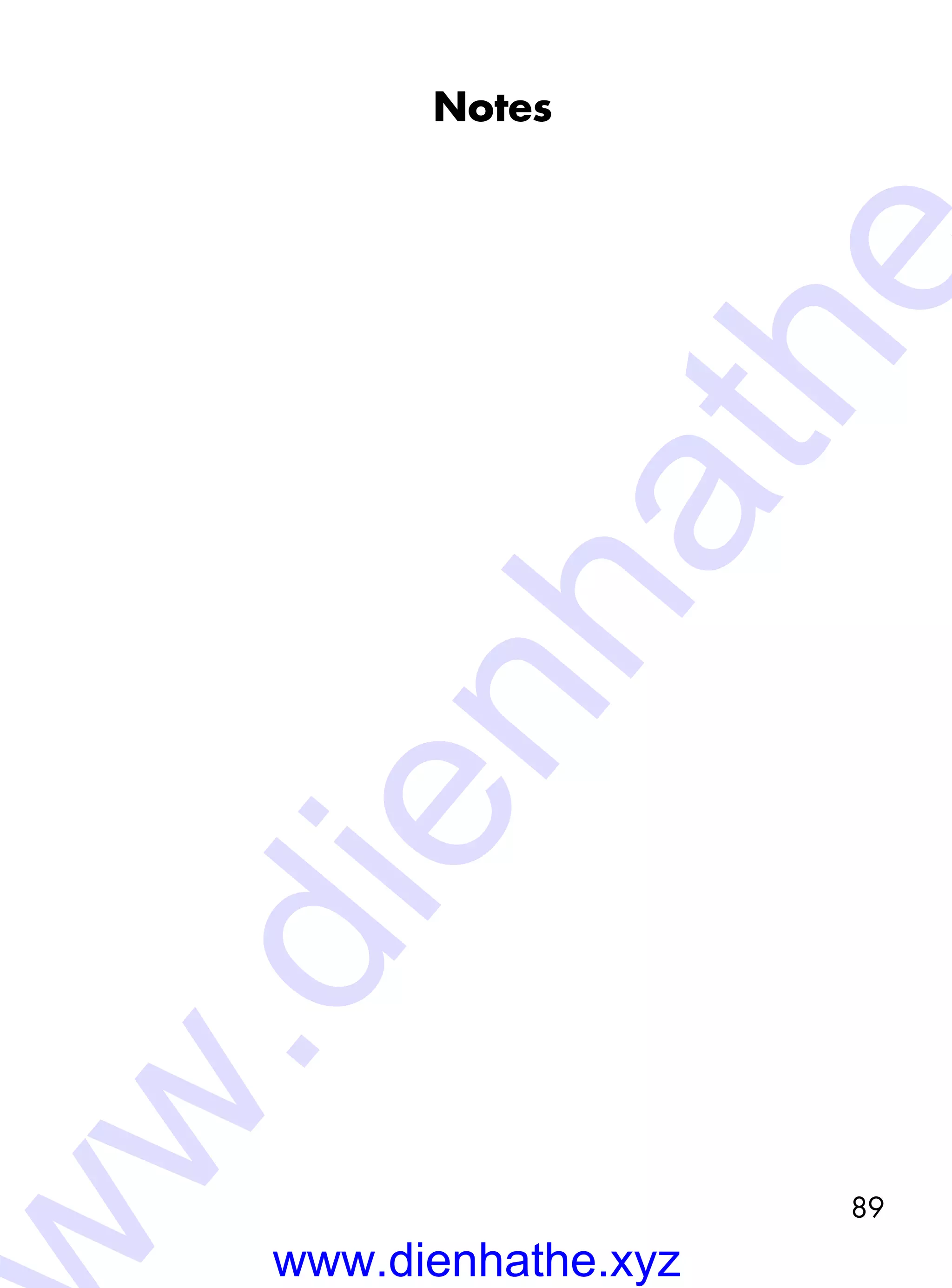 89
Notes
www.dienhathe.xyz
w.dienhathe
 