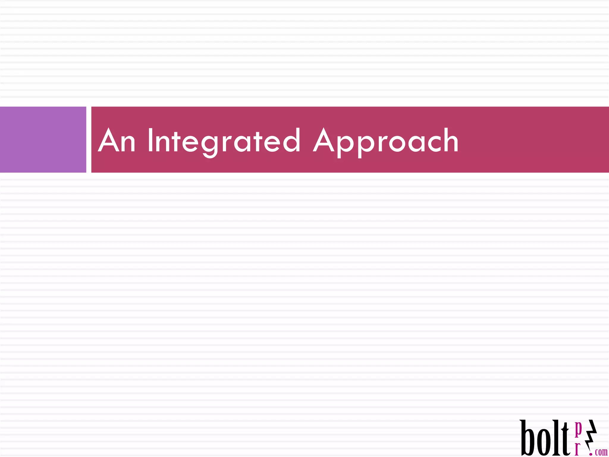 An Integrated Approach 