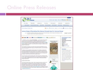 Online Press Releases 