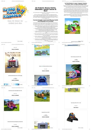 Krazy Kool Kastles - all products - bouncy castles and inflatables  - portadown, banbridge, moira, craigavon, armagh.pdf