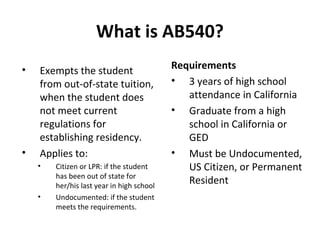 AB540 presentation (KRC) | PPT