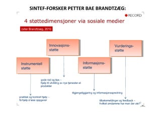 SINTEF-FORSKER PETTER BAE BRANDTZÆG: