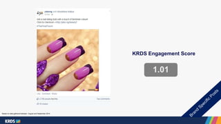KRDS Engagement Score 
1.01 
Based on data gathered between August and September 2014 
 
