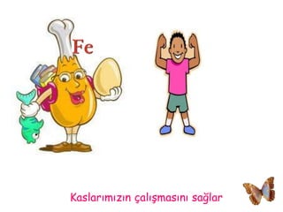 Kaslarımızın çalışmasını sağlar 
 