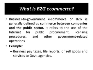 E-commerce and online retailing | PPTX