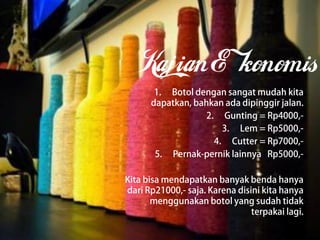 Kreatif botol bekas