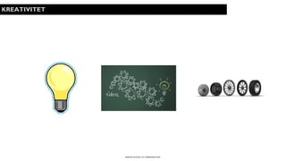BERGHS SCHOOL OF COMMUNICATION
KREATIVITET
 
